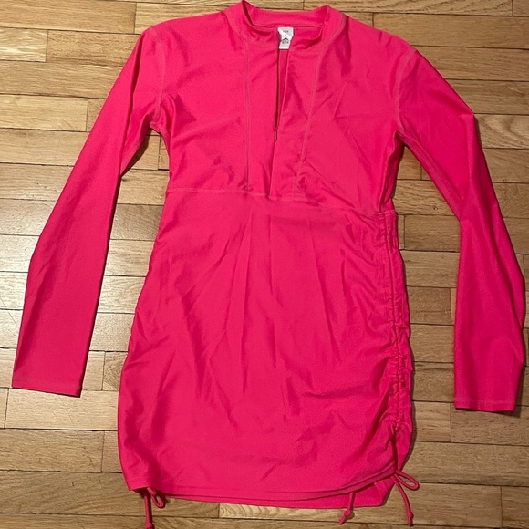HOT PINK Beach Cover-Up Women’s L; fits like a SMALL - Picture 5 of 8